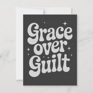 Grace Over Guilt Vykort