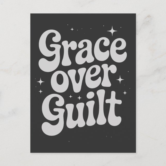 Grace Over Guilt Vykort (Framsida)