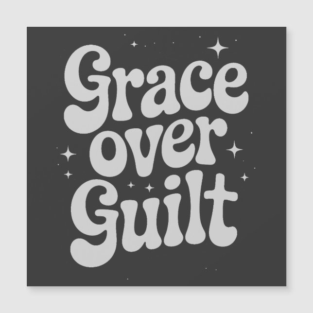 Grace over GuiltMagnetic Card (Framsida)
