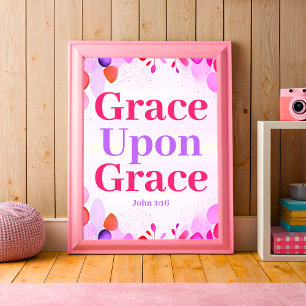 Grace på Grace Boho Christian Tonåring Girl Poster