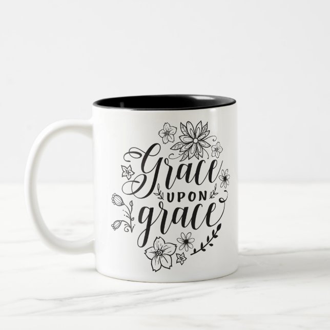 Grace på nåd Två-Tonad mugg (Vänster)