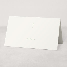 Grace Sage religiöst platskort eller bufféttetiket Placeringskort