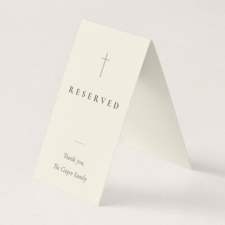 Grace Sage Religious Reserved plats kort