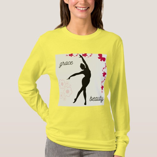 Grace skönhetsdesign  t shirt (Framsida)