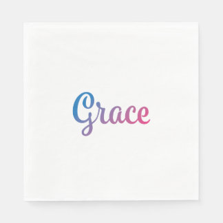 Grace Snyggt Cursive Pappersservett