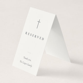 Grace Stone Religiös Reserverad Sittplats Kort
