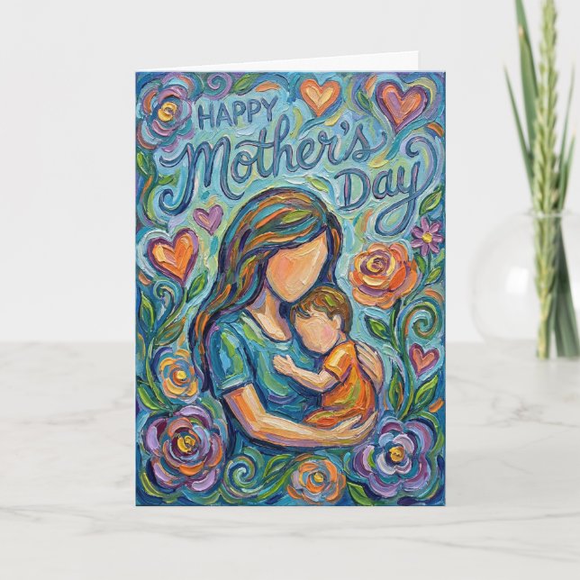 Grace That Holds Us Mother's Day Card Kort (Framsida)