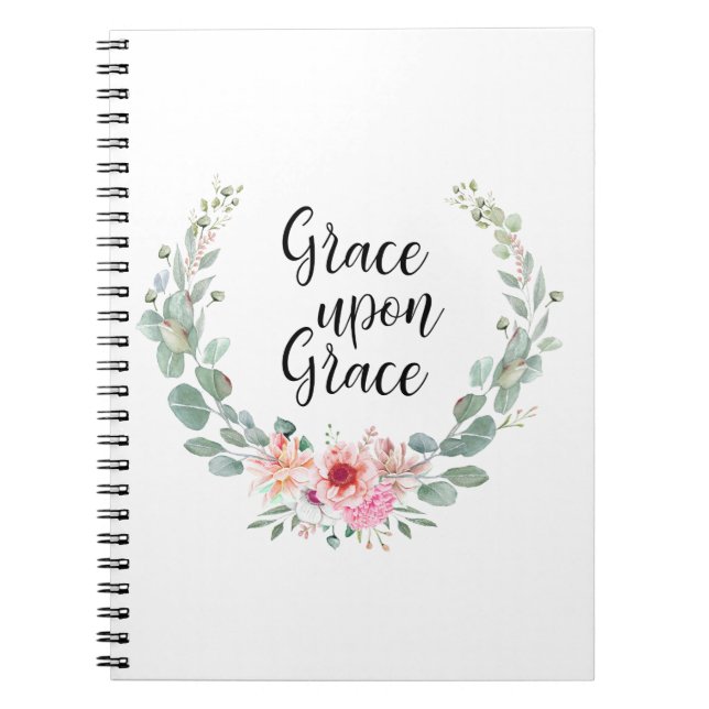 GRACE UPON GRACE ANTECKNINGSBOK (Framsidan)