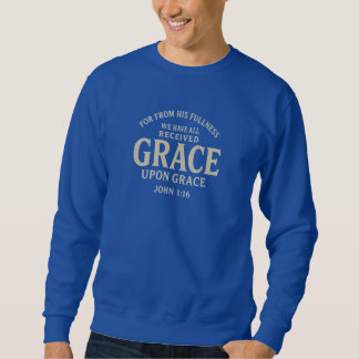 Grace upon Grace - Christian Lång Ärmad Tröja
