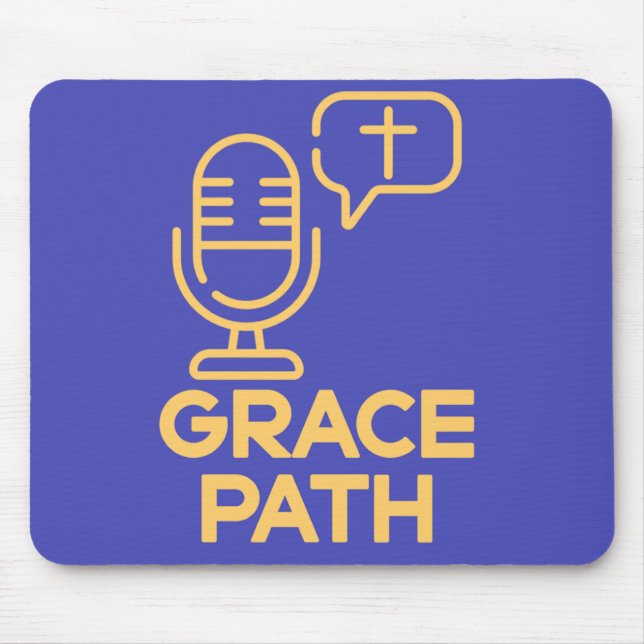 Grace Väg 🎙️ ✝️ Mouse Pad Musmatta (Framsidan)