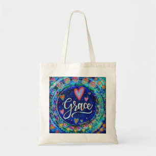 Grace Whimsical Blue Inspiritivity Tygkasse