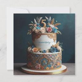 GRACEFUL 5th BRÖLLOP ANNIVERSARY CAKE