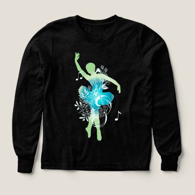 Graceful Ballerina Art – Dance and Expression T Shirt (Design framsida)