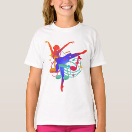 Graceful Ballerina Art – Dance and Expression  T Shirt