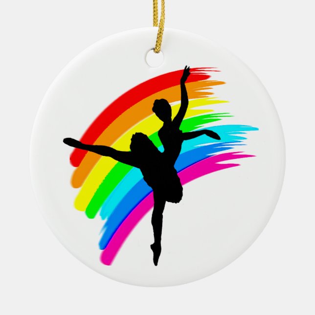GRACEFUL DANCER JULGRANSPRYDNAD KERAMIK (Framsidan)