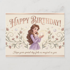 Graceful Moments Birthday Card for Women Vykort