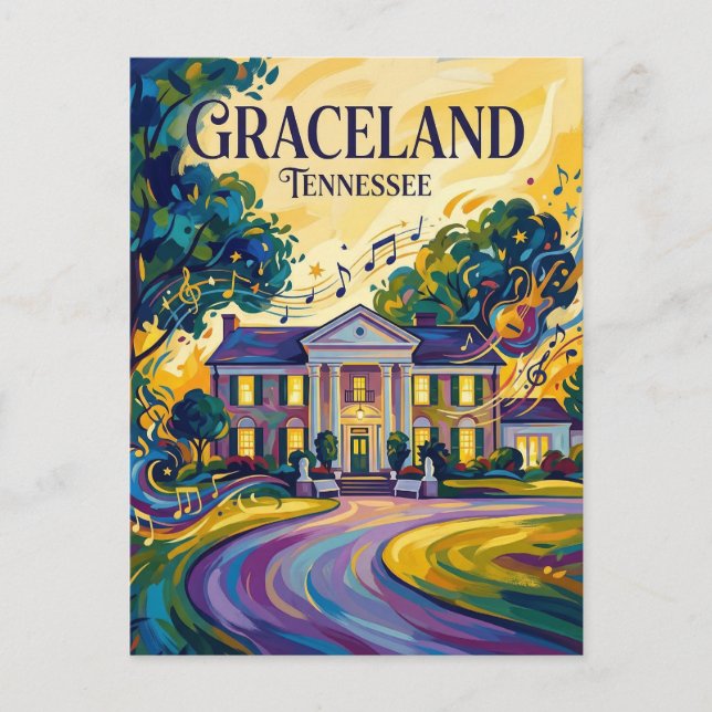 Graceland Tennessee Vykort (Framsida)