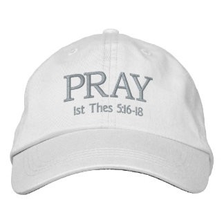 GraceWear - Pray Hat - Silver Stitching Broderad Keps