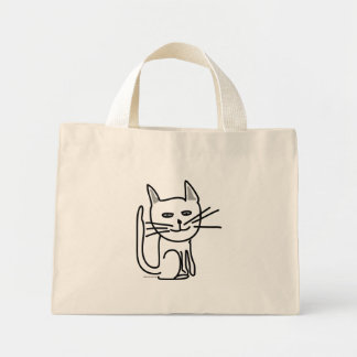 Graceys Lycklig Cat Tote bags Mini Tygkasse