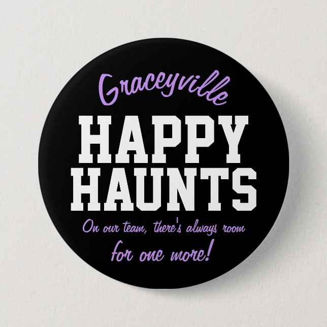 Graceyville lyckligtillhåll knapp (Framsida)