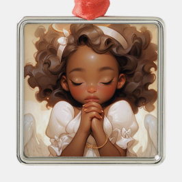 Gracful jul Black Angel Guardian Julgransprydnad Metall