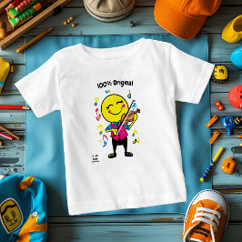 Gracful Violinist Emoji - Roligt och färgstark T Shirt