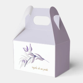 Gracias Follaje Púrpura Favor de fiesta Presentaskar