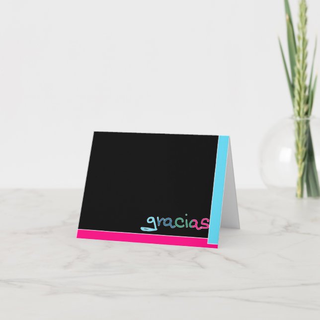 Gracias Gracias mycket! Tack Kort (Framsida)