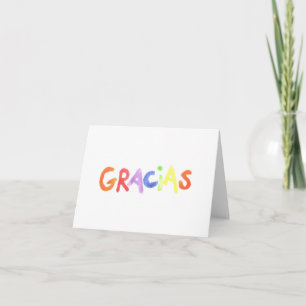 Gracias Notecard Tack Kort