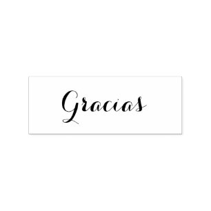 Gracias - Rubber frimärke Stämpel