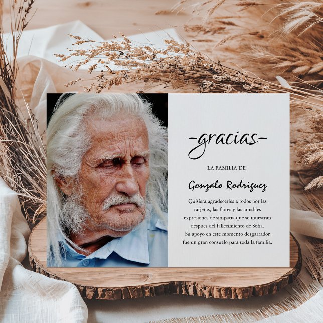 Gracias Simpatia | Spansk sympati Foto Tack Kort (Skapare uppladdad)