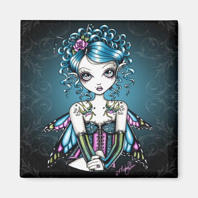 Gracie Gothic Couture Fairy Magnet (Framsidan)