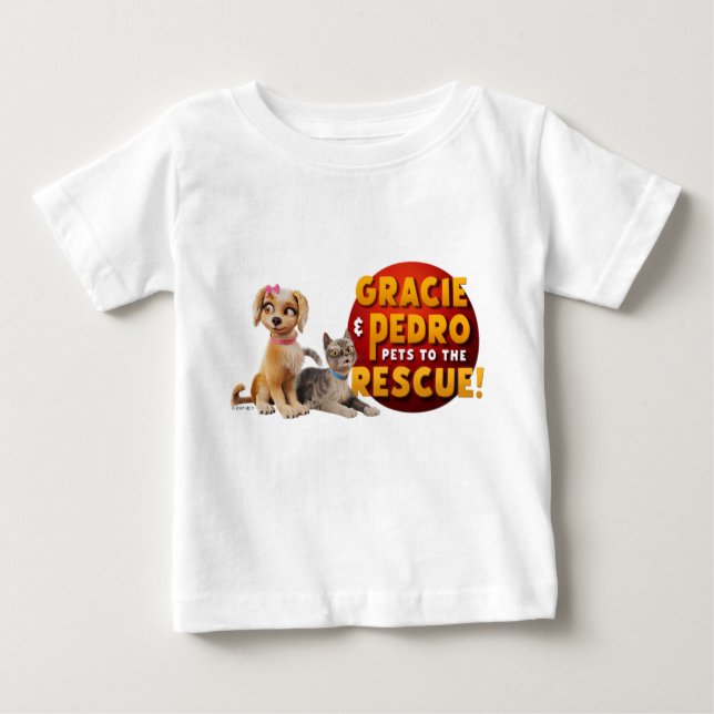 Gracie & Pedro Dynamic Duo T Shirt (Framsida)