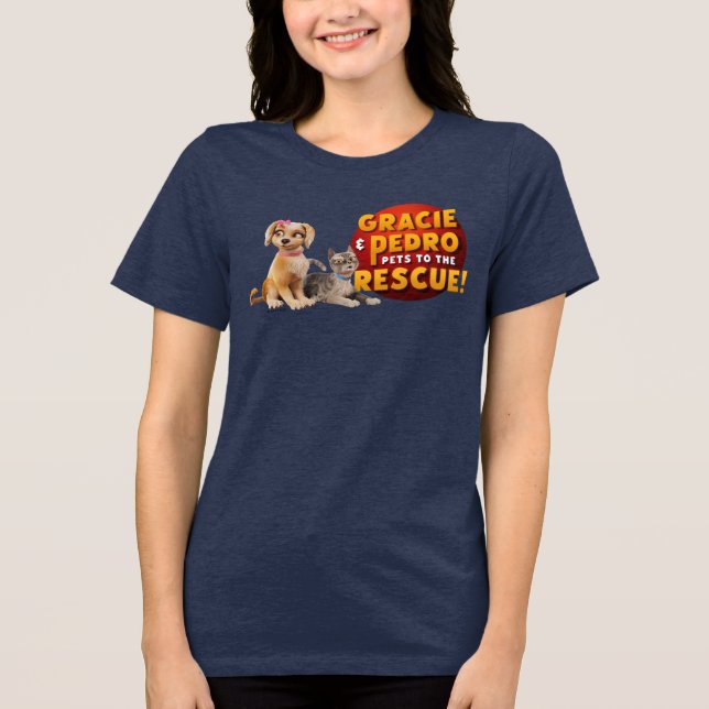 Gracie & Pedro Dynamic Duo T Shirt (Framsida)