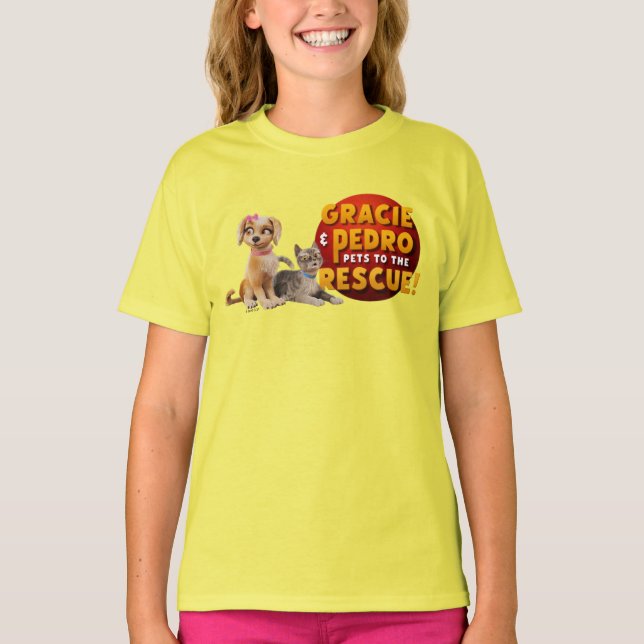 Gracie & Pedro Dynamic Duo T Shirt (Framsida)