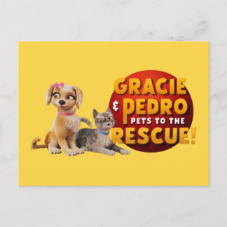 Gracie & Pedro Dynamic Duo Vykort