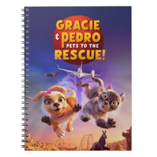 Gracie & Pedro: Husdjur räddar dagen! Anteckningsbok