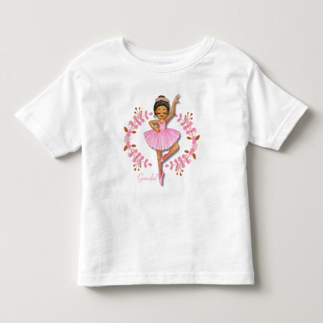 Graciös bruna ballerina T-shirt (Framsida)