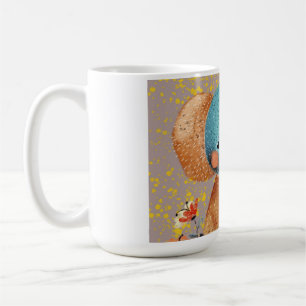 Graciös elefant i det vilda kaffemugg