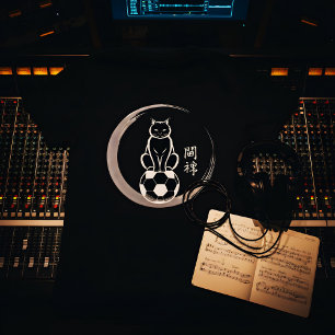 Graciös fotbollskatt T-shirt för kvinnor - Zen-sti