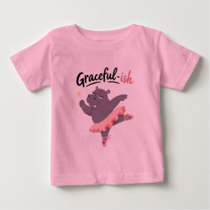 Graciös-ish flodhäst ballerina t shirt