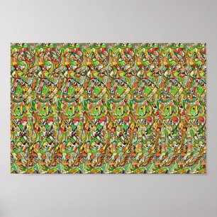 Graciös kluminositet - Gömt 3D-utskrift Poster