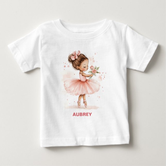 Graciös liten ballerina t shirt (Framsida)
