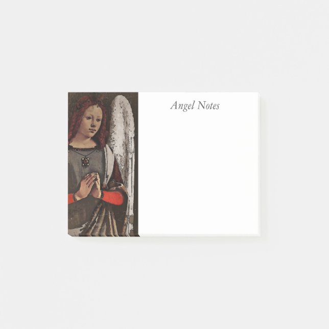 Gracious Angel Folded Händer Post-it Block (Framsida)