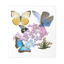 Gracious Butterflies and Flowers Anteckningsblock