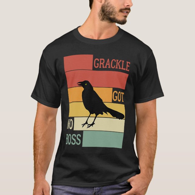 Grackle Har No Chef AUSTIN BIRD T Shirt (Framsida)
