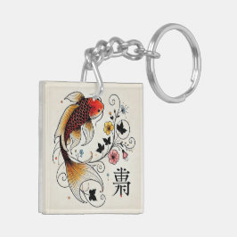 Gracnice Fortune Koi - Dubbla Sided Lunar nyår