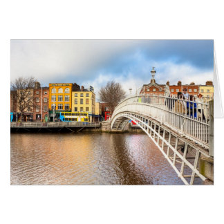Gracnice Ha'Penny Bridge - Dublin, Irland Hälsningskort