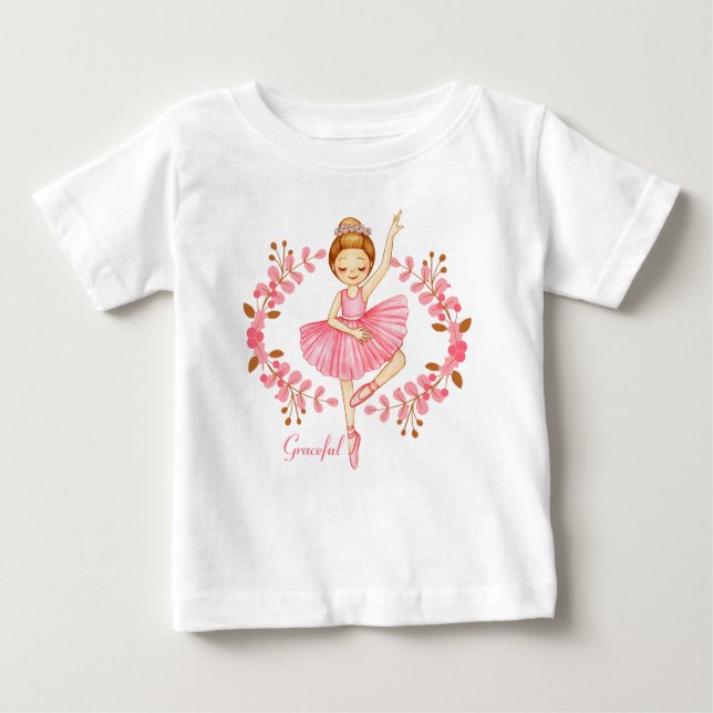 Gracval Ballerina Red Head T-Shirt (Framsida)