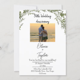 Gracval Classic Grey Bröllop-årsdagen Inbjudningar